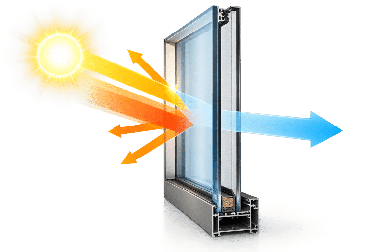 Cómo funciona un vidrio de control solar