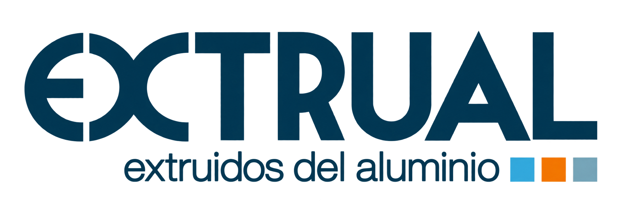 Logo EXTRUAL sobre fondo transparente