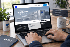 Nueva web de López Férriz en un ordenador portátil