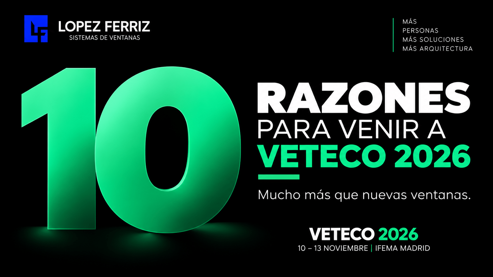 10 razones para venir a VETECO 2026