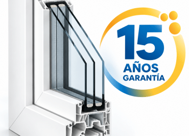Perfil de PVC Kömmerling con 15 años de garantía XtremPro